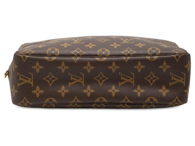Louis Vuitton Brown Monogram Trousse Toilette 28 Marrone - vista 3
