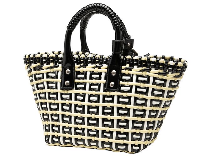Bolsa Cesto Bistro Balenciaga em couro sintético amarelo XS - vista 2