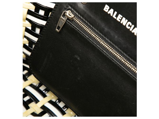 Bolsa Cesto Bistro Balenciaga em couro sintético amarelo XS - vista 6