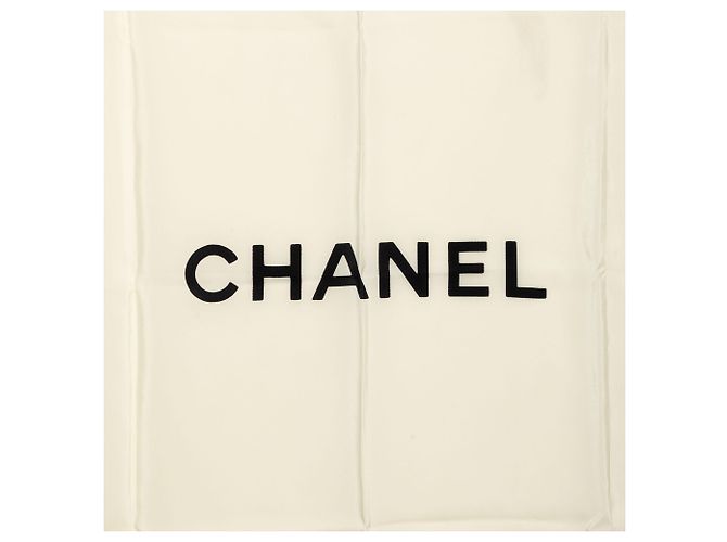 Chanel Seidentuch mit CC-Logo-Print, braun 90 - Ansicht 2