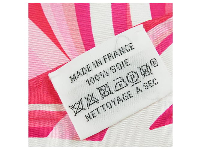 Twilly Hermès Pink Brides de Gala Shadow in seta Rosa - vista 4
