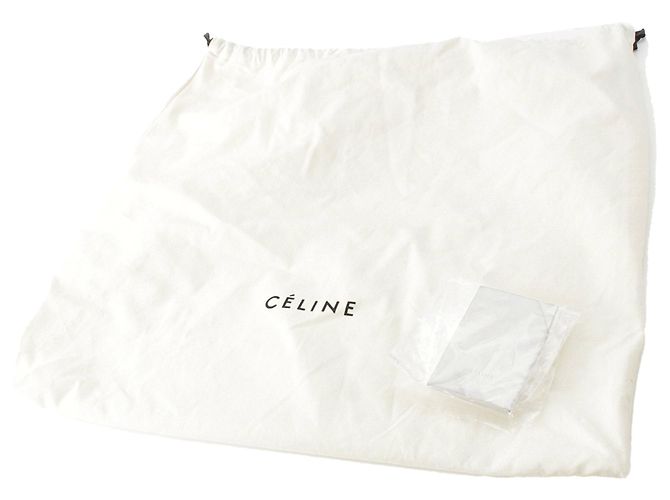 Céline Celine Big Bag Medium in pelle di vitello grana naturale morbida nera Nero - vista 11