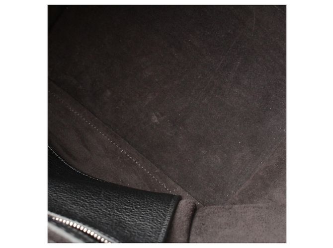 Céline Celine Big Bag Medium in pelle di vitello grana naturale morbida nera Nero - vista 8
