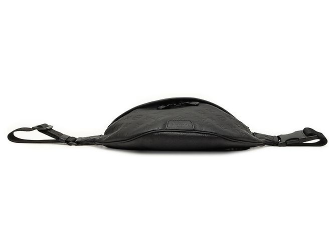 Bumbag Marsupio Louis Vuitton Black Monogram Shadow Discovery Nero - vista 3