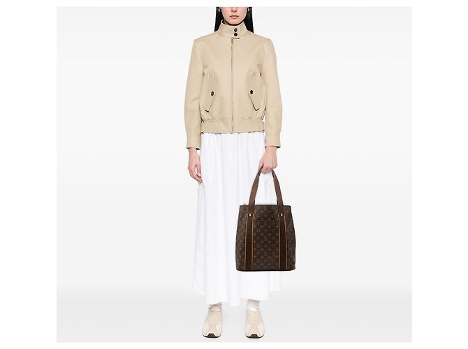 Louis Vuitton Brown Monogram Cabas Beaubourg Marrone - vista 6