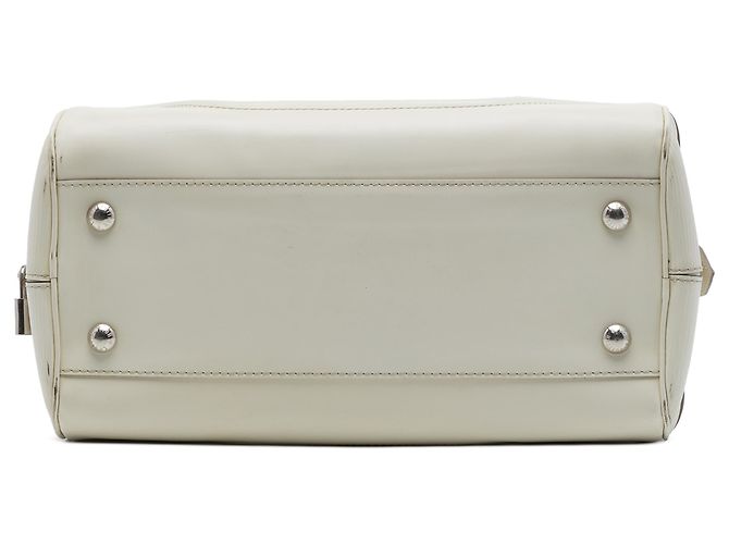 Louis Vuitton White Epi Bowling Montaigne PM Bianco Crudo - vista 3