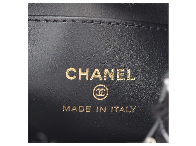 Clutch Chanel Nano Tweed Kelly Clutch on Chain Nera Nero - vista 5