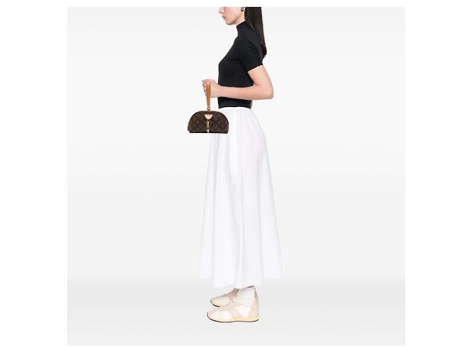 Louis Vuitton Brown Monogram Moon Pochette Marrone - vista 6