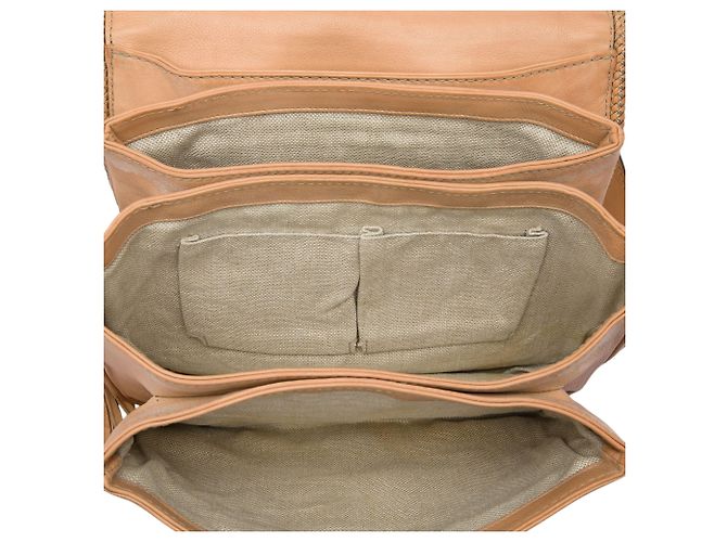 Borsa a tracolla Gucci Marrakech in tela GG beige - vista 4