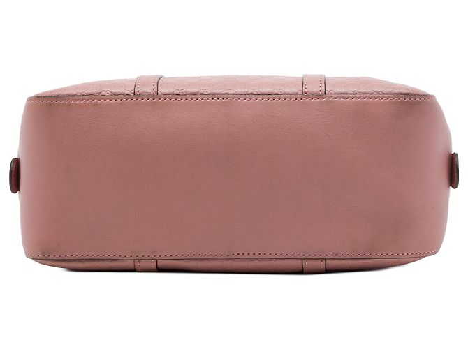 Borsa Satchel Gucci Small Microguccissima Rosa - vista 3