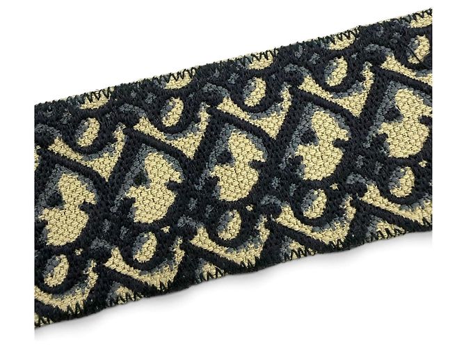 Tracolla ricamata Oblique Navy Christian Dior Blu navy - vista 5