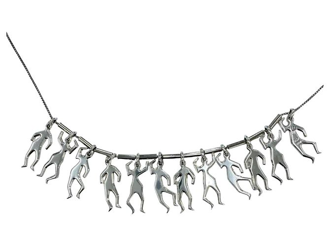 Collana lunga Bottega Veneta AG925 Argento - vista 4
