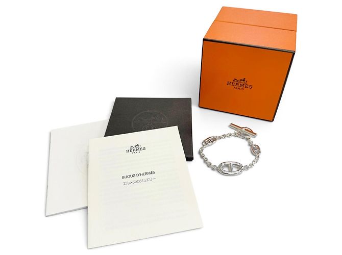 Hermès Bracciale Hermes Chaine d'Ancre Farandole Argento - vista 2