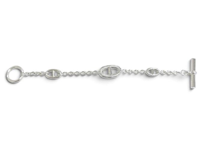 Hermès Bracciale Hermes Chaine d'Ancre Farandole Argento - vista 3