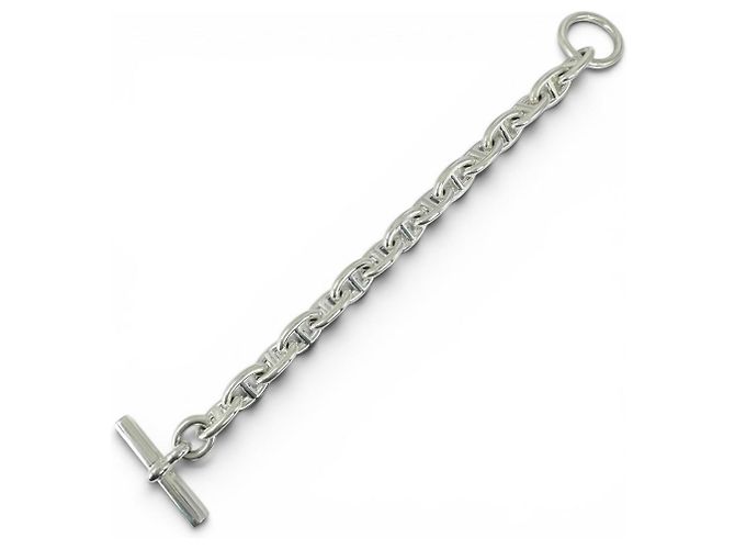 Hermès Pulsera Hermes Chaine d'Ancre PM Silver Charm Plata - vista 4