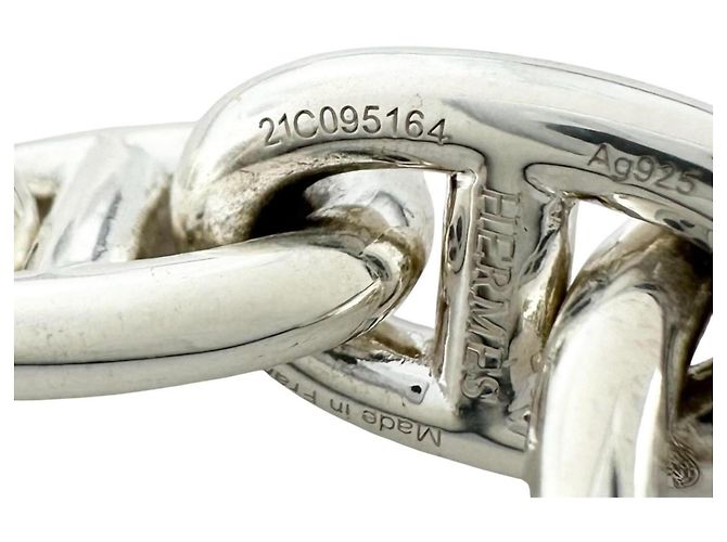 Hermès Pulsera Hermes Chaine d'Ancre PM Silver Charm Plata - vista 8