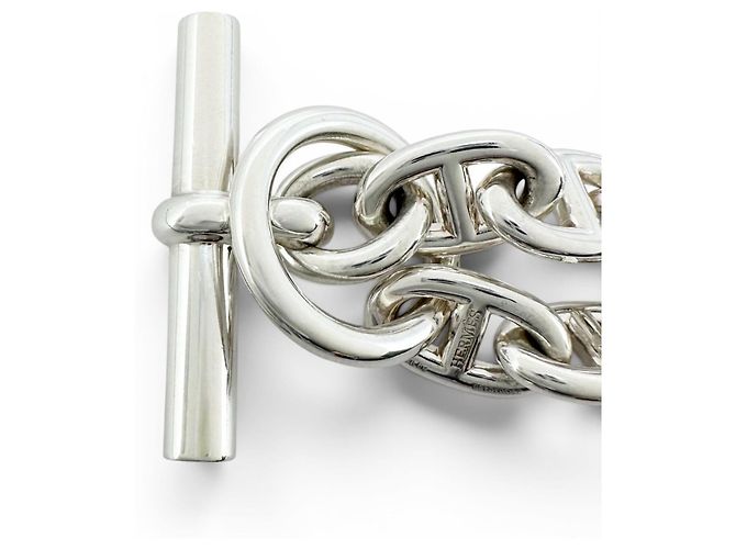 Hermès Bracciale Charm HERMES Chaine d'Ancre PM Argento - vista 5