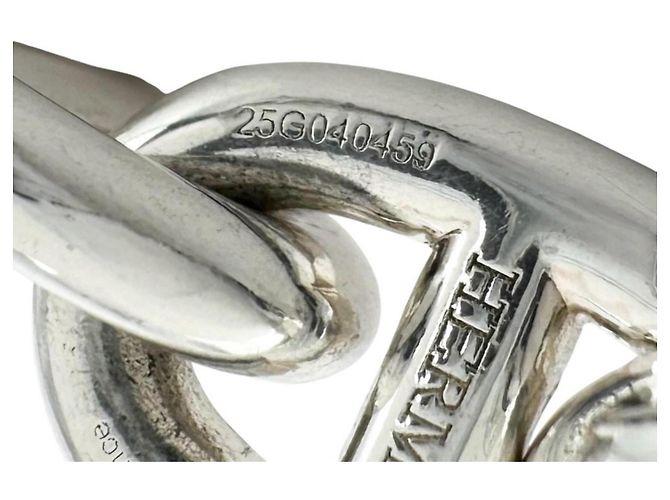 Hermès Bracciale Charm HERMES Chaine d'Ancre PM Argento - vista 7