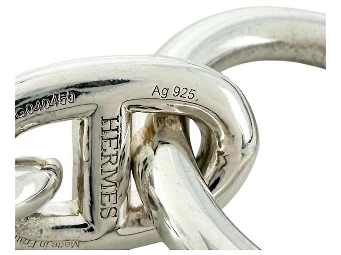 Hermès Bracciale Charm HERMES Chaine d'Ancre PM Argento - vista 8