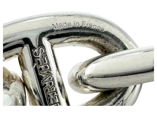 Hermès Bracciale Charm HERMES Chaine d'Ancre PM Argento - vista 9
