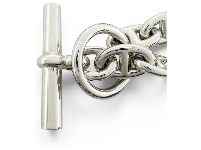 Hermès Bracciale HERMES Chaine d'Ancre PM Silver Charm Argento - vista 5