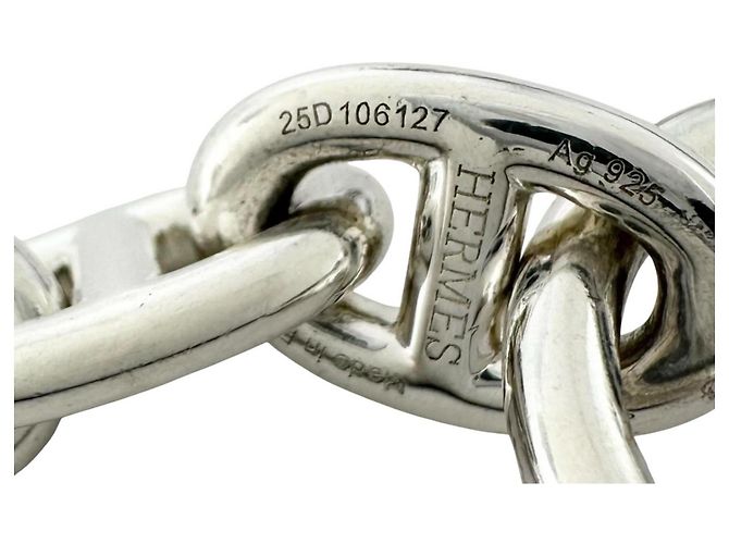 Hermès Bracciale HERMES Chaine d'Ancre PM Silver Charm Argento - vista 8