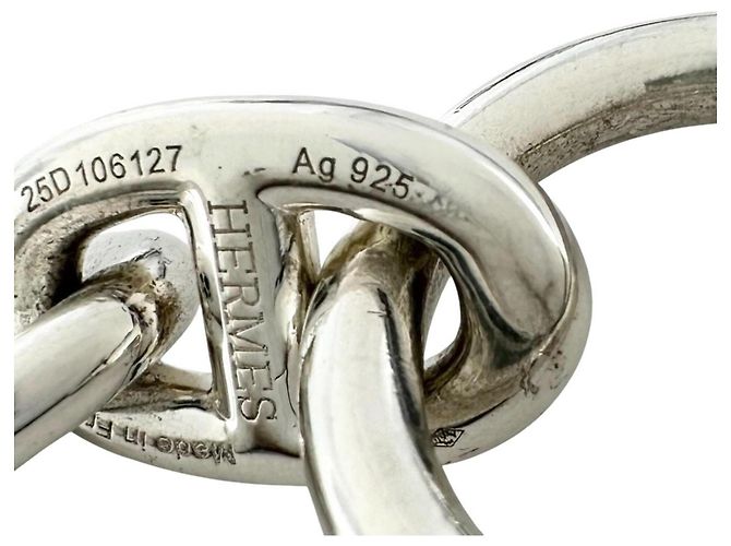 Hermès Bracciale HERMES Chaine d'Ancre PM Silver Charm Argento - vista 9