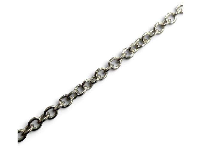 Tiffany & Co Collana Tiffany T Smile Small in oro bianco 18K e zaffiri rosa D'oro - vista 6