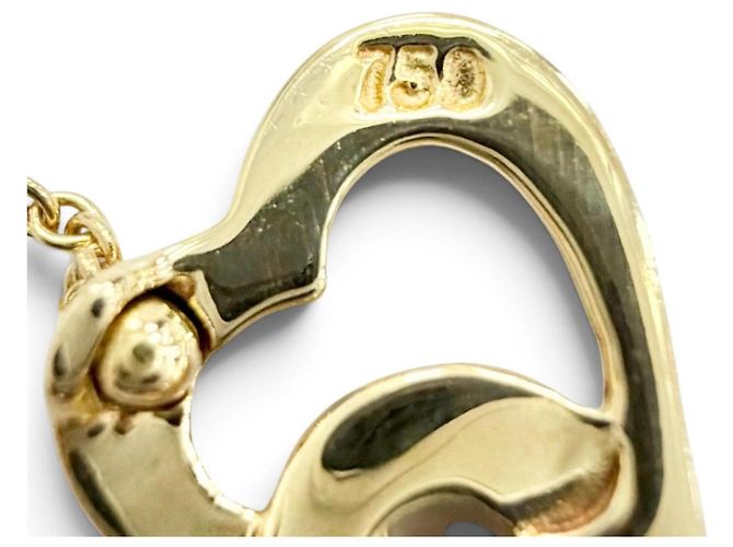Tiffany & Co Collana Pendente Tiffany Triple Heart D'oro - vista 9