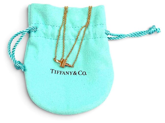 Tiffany & Co Bracciale Tiffany T TWO a doppia catena D'oro - vista 2