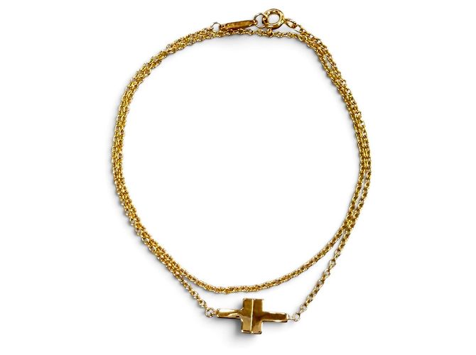 Tiffany & Co Bracciale Tiffany T TWO a doppia catena D'oro - vista 3