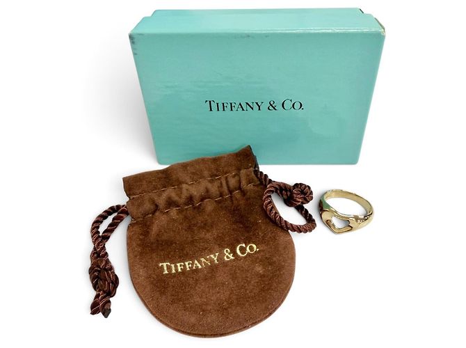Anel Open Heart Elsa Peretti da Tiffany & Co. Dourado - vista 2