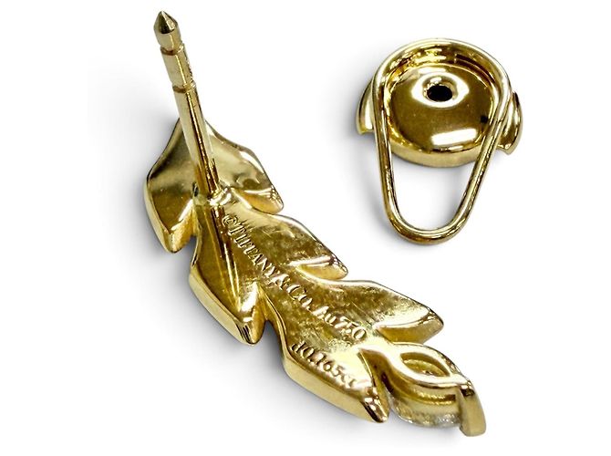 Tiffany & Co Orecchini a lobo Tiffany Victoria Vine in diamanti D'oro - vista 5