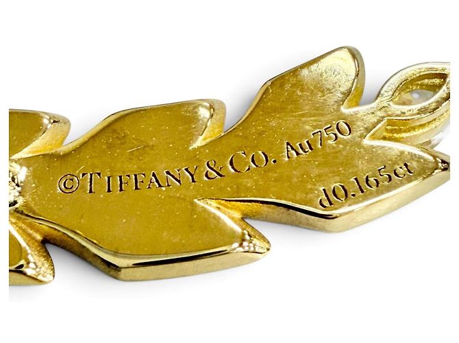 Tiffany & Co Orecchini a lobo Tiffany Victoria Vine in diamanti D'oro - vista 7