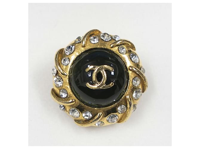 Orecchini a clip Chanel Coco Mark D'oro Verde - vista 7