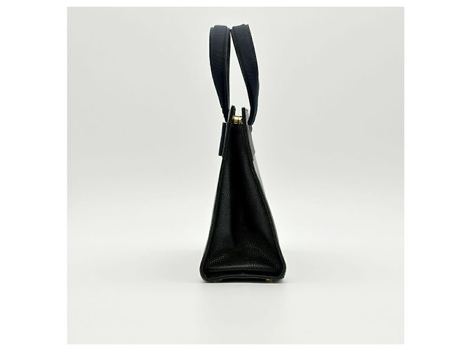 Borsa a mano in pelle 2-Way Salvatore Ferragamo Vara Nero - vista 4