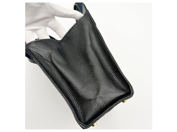 Borsa a mano in pelle 2-Way Salvatore Ferragamo Vara Nero - vista 7