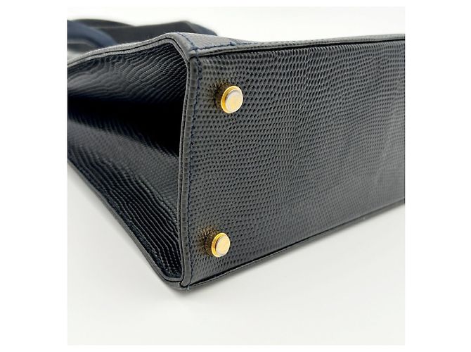 Borsa a mano in pelle 2-Way Salvatore Ferragamo Vara Nero - vista 8