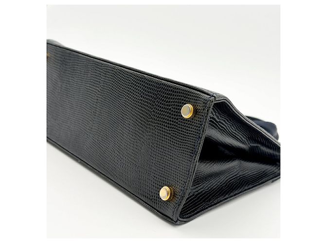 Borsa a mano in pelle 2-Way Salvatore Ferragamo Vara Nero - vista 9