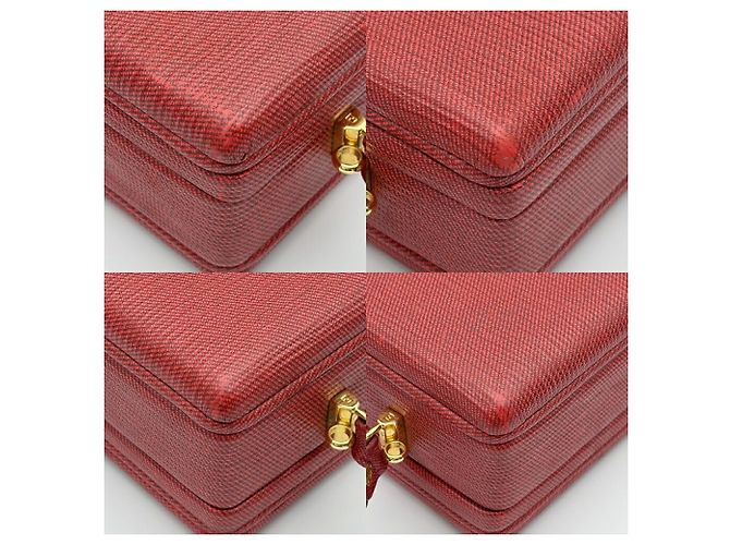 Borsa a tracolla Fendi in pelle rossa Rosso - vista 11