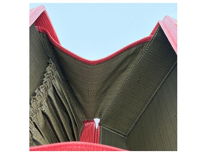 Borsa a tracolla Fendi in pelle rossa Rosso - vista 20