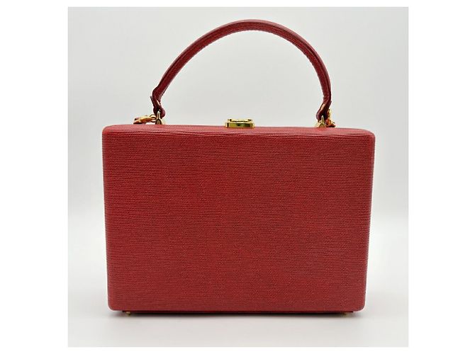 Borsa a tracolla Fendi in pelle rossa Rosso - vista 3