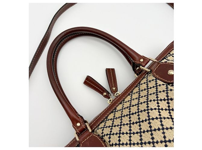 Borsa a tracolla Gucci Diamante Sukey Marrone Beige - vista 7