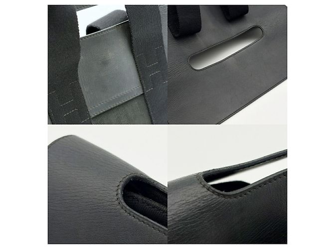 Hermès Borsa Tote Hermes Valparaiso PM Nero - vista 12