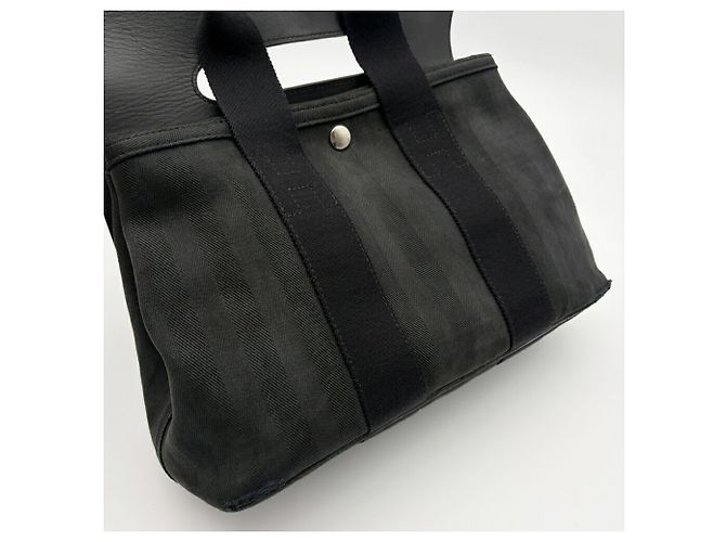 Hermès Borsa Tote Hermes Valparaiso PM Nero - vista 14