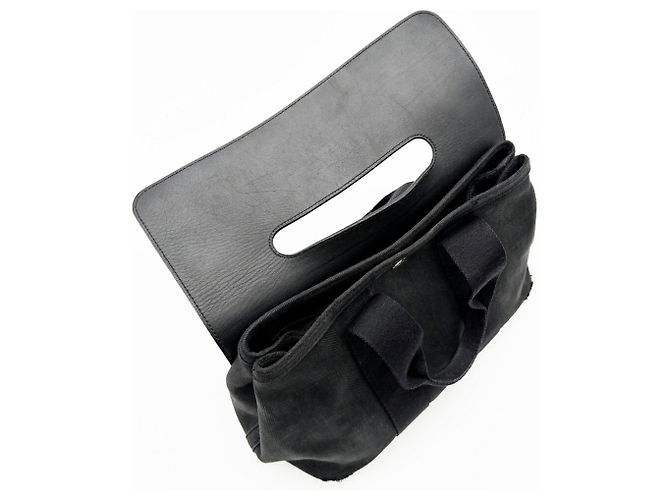 Hermès Borsa Tote Hermes Valparaiso PM Nero - vista 16