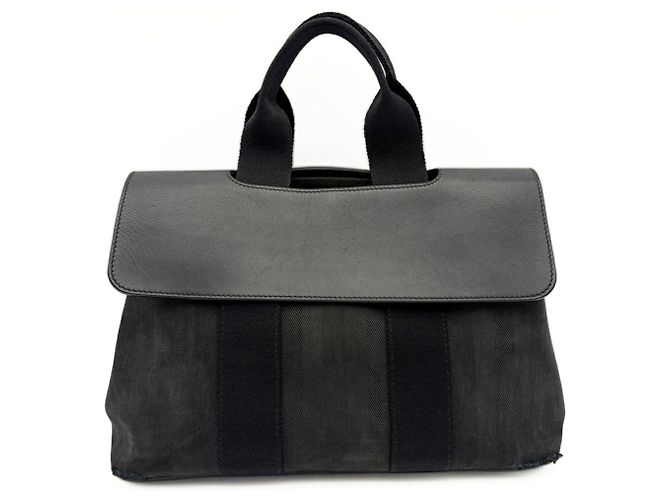 Hermès Borsa Tote Hermes Valparaiso PM Nero - vista 2