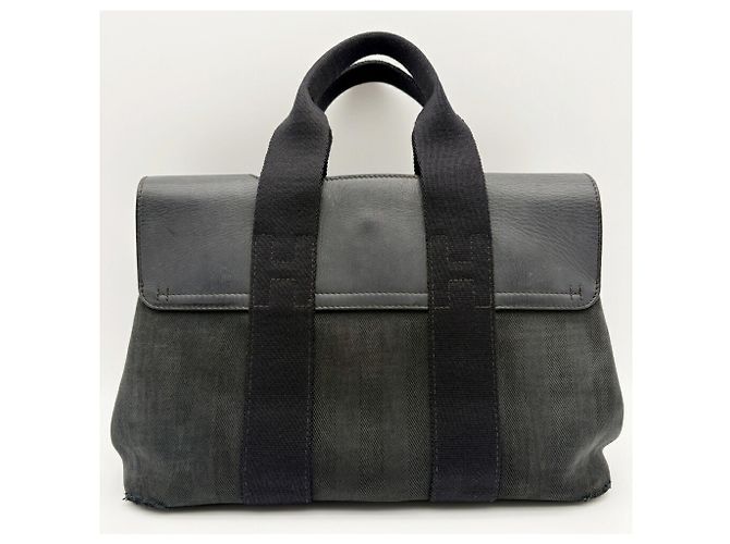 Hermès Borsa Tote Hermes Valparaiso PM Nero - vista 3