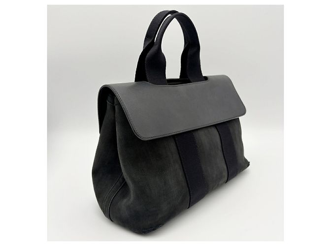 Hermès Borsa Tote Hermes Valparaiso PM Nero - vista 4