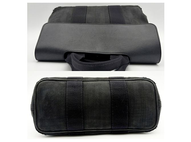 Hermès Borsa Tote Hermes Valparaiso PM Nero - vista 6